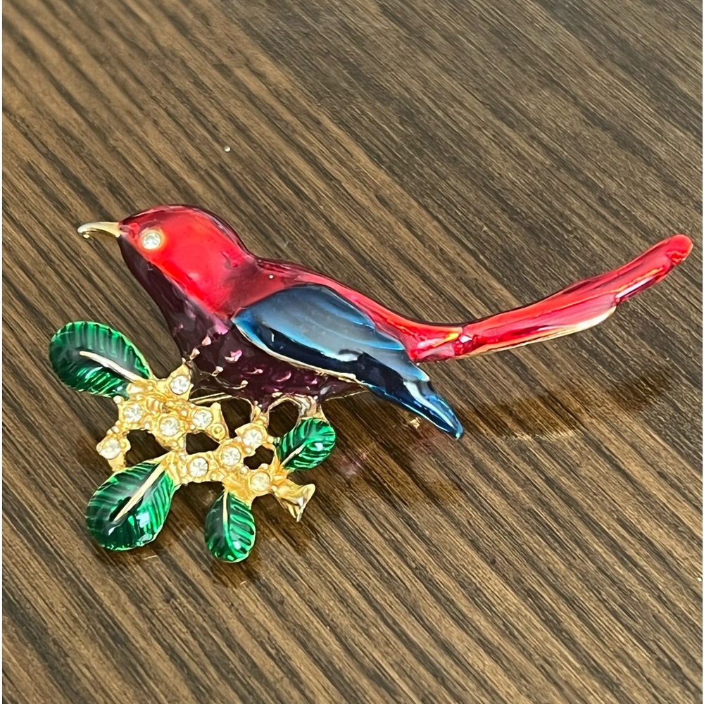 ONE PRE-OWNED GIOVANNI BRAND BIRD BROOCH/PIN CTM5
